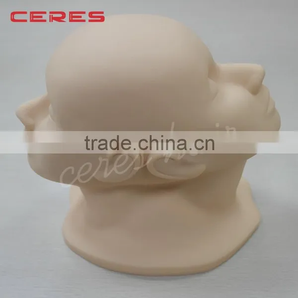 Two-Face Make-up Trainning Mannequin Head, High Quality Permanent Makeup Cosmetic Mannequin Head Model Head Without Hair photo-3