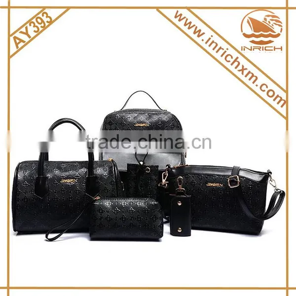 Ladies Wallet Ladies Pars Hand Set Bag 6 Pcs in One Set Lady Handbag Set Quality Choice Most Popular photo-2
