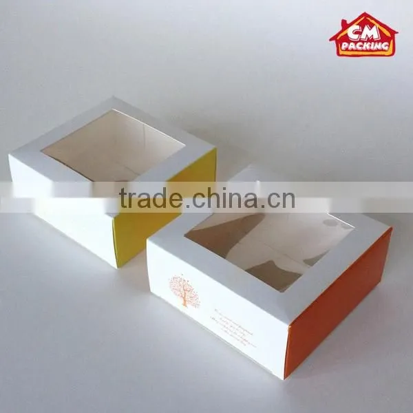 2015 Hot Sale Cake&egg-tart Box of Paper Food Containers