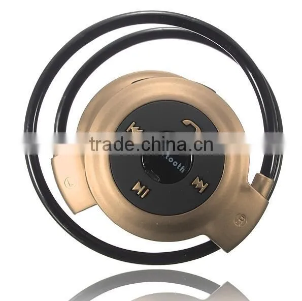 Wireless Headphone New Mini 503 Neckback Sport Bluetooth Handsfree Stereo Headset Earphone TF Card Slot+FM Radio photo-2