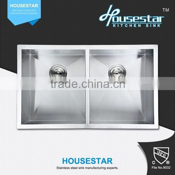 Modern Kitchen Designs High Quality Stainless Steel 304 Material For Corner Stainless Steel Kitchen Sinks --3318R photo-2