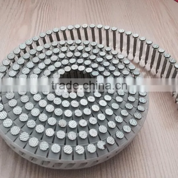 Polish/galvanized/painting 15 Degree Plastic Sheet Coil Nails photo-4