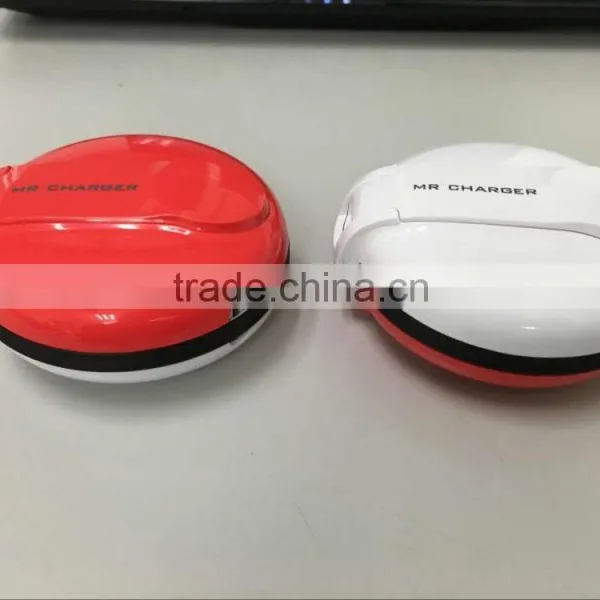 Pokeball Power Bank, Light Version 1000mAh Pokemon Go Power Bank Charger for IPhone 5 / 6 / 6 Plus / 6S Plus / Galaxy S7 / S7 Ed