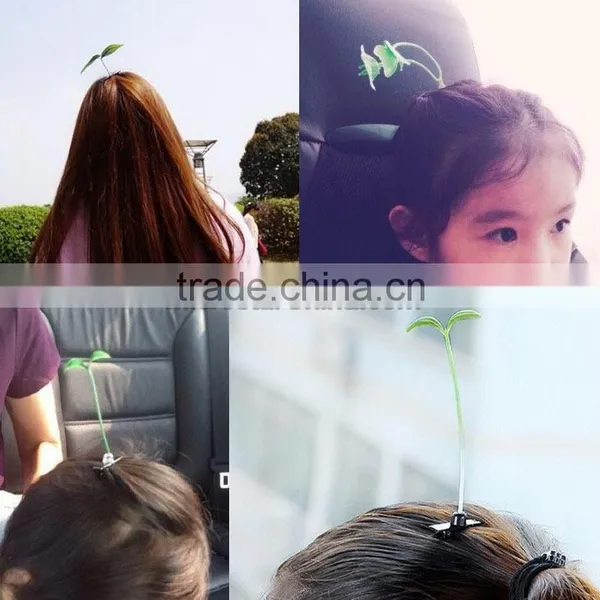 2016 Newest Factory Price Yiwu Wholesale Funny Plants Antenna Hairpins for Gift photo-6