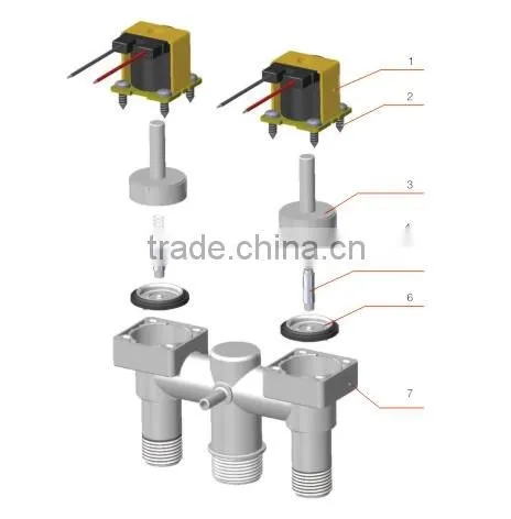 1/2 Inch Sanitary Ware Water Solenoid Valve Smart Toilet Magnetic Valve photo-2