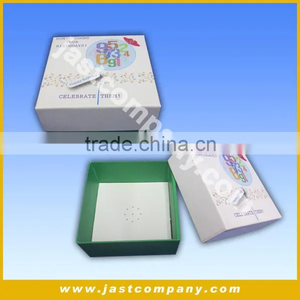 Small Square Custom Music Wedding Gift Box photo-5