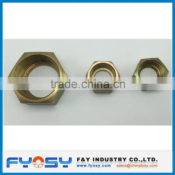 Straight DIN Swivel Nut Hydraulic Fitting Retaining Nut Hex Nut photo-3