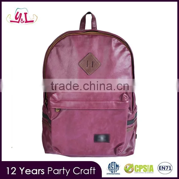 2016 fashion new leather models specification bag school