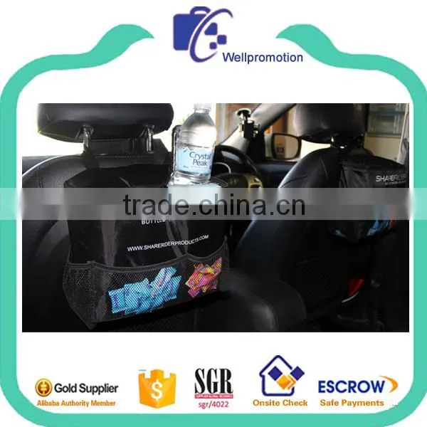 Hanging Black Car Seat Back Cooler Bag Car Organizer Insulated photo-3