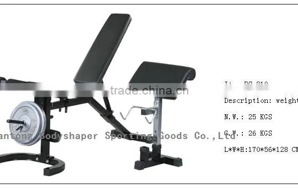 Quality Adjustable Dumbbell Bench Fitness Bench Press Bench Weight Bench Chin up Rack Dip Chin Fitness Gym Equipment