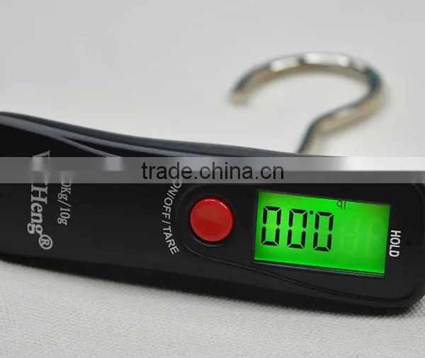 New 50kg/10g LCD Digital Fish Hanging Luggage Weight Scales photo-2