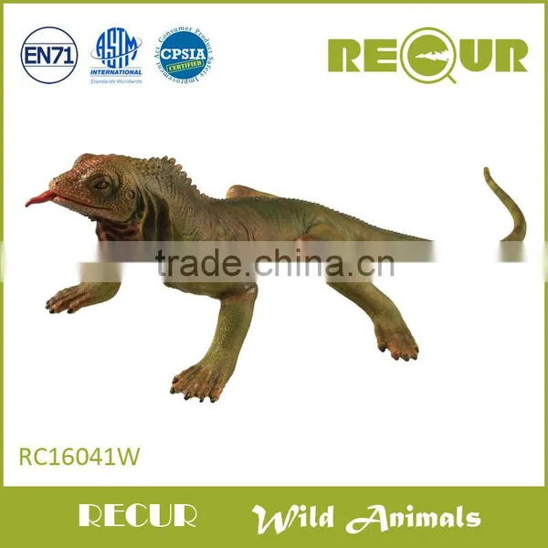 Recur Large Reptile Iguana Toys /Reptile Hot Sale Child Toy EN71 Quality Products