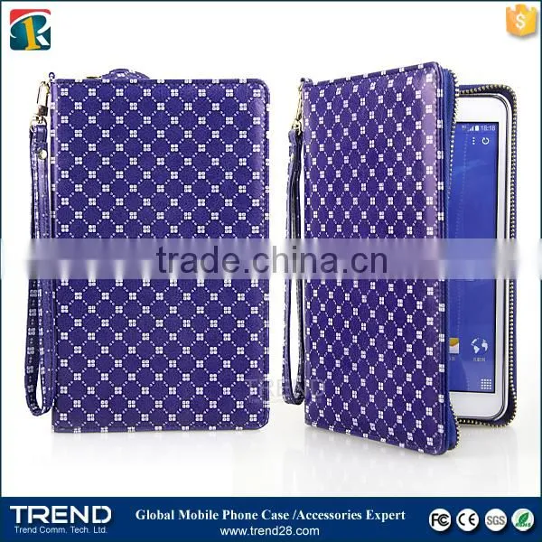 Market Online Zipper Leather Case for Galaxy Tab 4 photo-6
