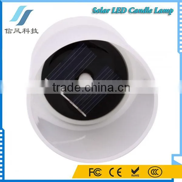 Solar LED Candle Light Flameless Tea Candle With Cup photo-4
