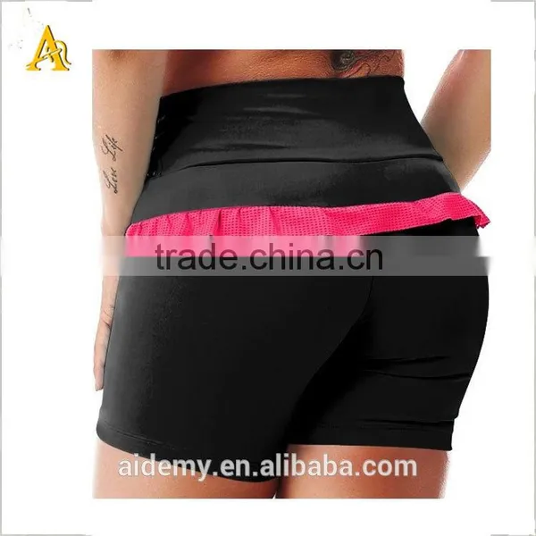 High Quality GYM Workout Dry Fit Training Beach Shorts Cool Women Jogging Pants photo-2