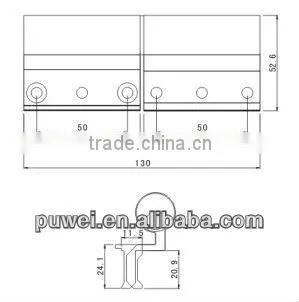 Aluminum Alloy Casement Door Hinge for Aluminum Alloy Window and Door 80319201 photo-2