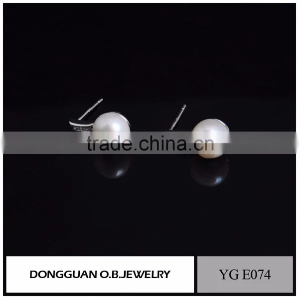 Fashion Imitation Pearl Earring Design Wholesale Charms Jewelry/Stud Earring With Pin photo-4