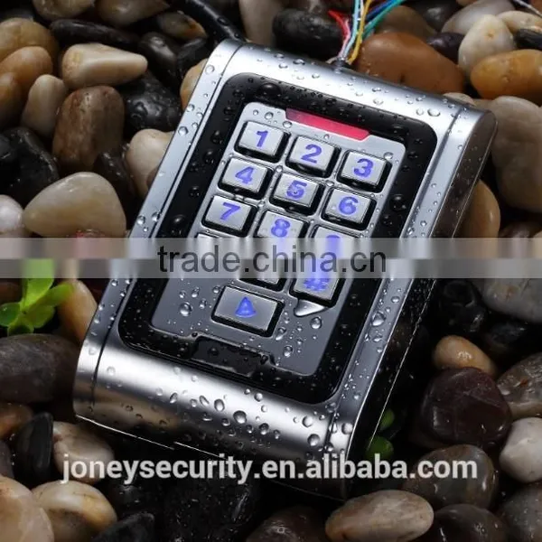Standalone Metal Keypad RFID Access Control Kit Set System With Exit Button,power, Rfid Card,magnetic Lock photo-2