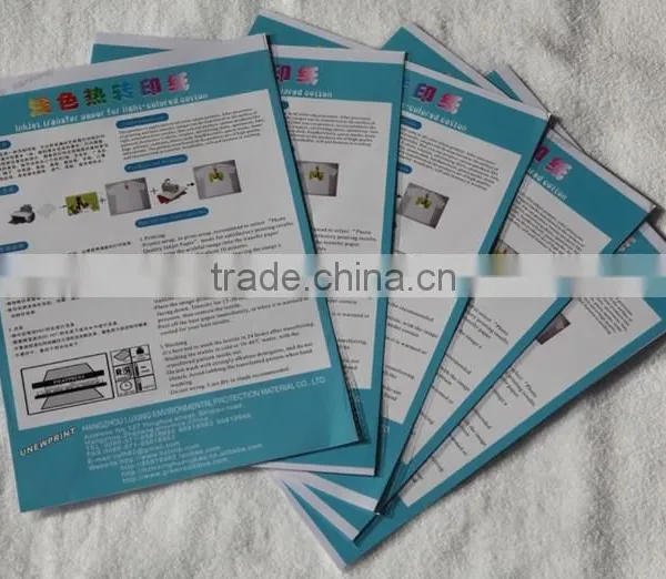 Light A4 T-shirt Heat Transfer Paper for Cotton Fabrics/transfer Paper for Canon Printer/transfer Paper for Cotton photo-2
