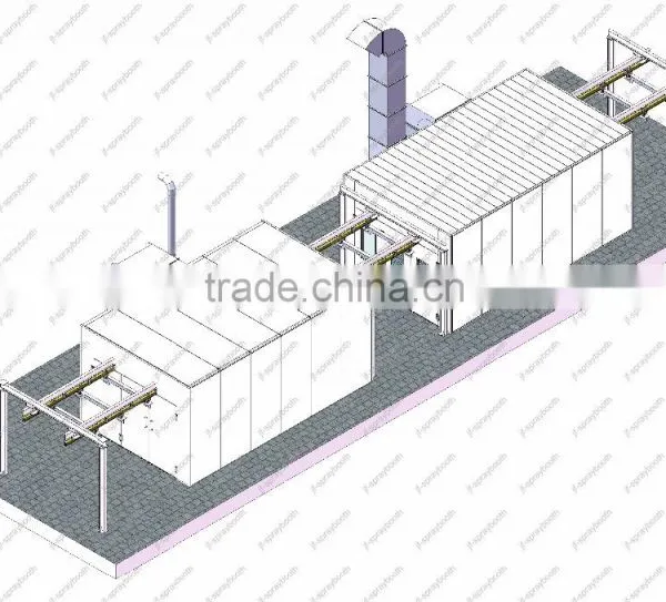 JF Custom Design Automatic Painting Line for 4s Car Shop photo-2