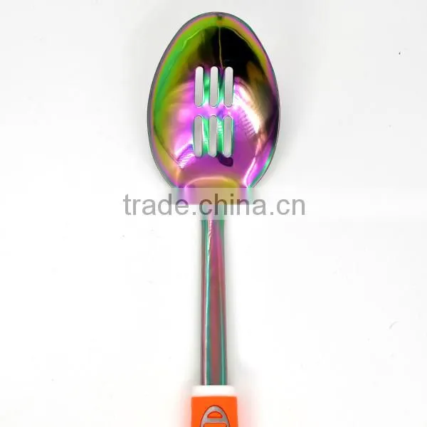 Non-stick TPR Handle Latest Popular Titanize Kitchen Buffet Soup Server photo-3