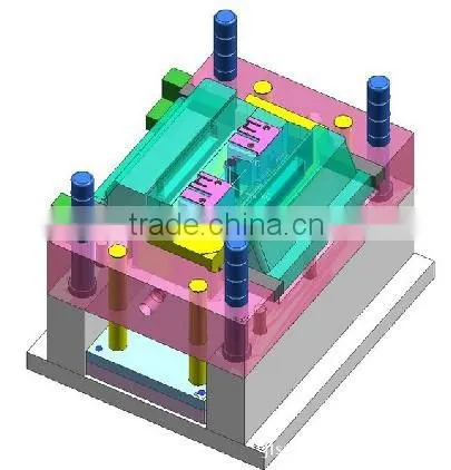 Plastic Injection Molding Products for Plastic Moulding Parts of Mirror Inserted Make-up Casing photo-2