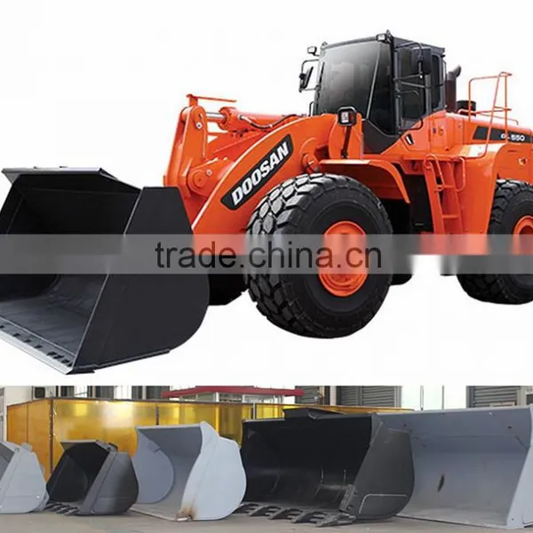 Doosan DL303 Wheel Loader Buckets, Customized DL303 Wheel Loader Standard 1.70M3 Buckets for Sale photo-6