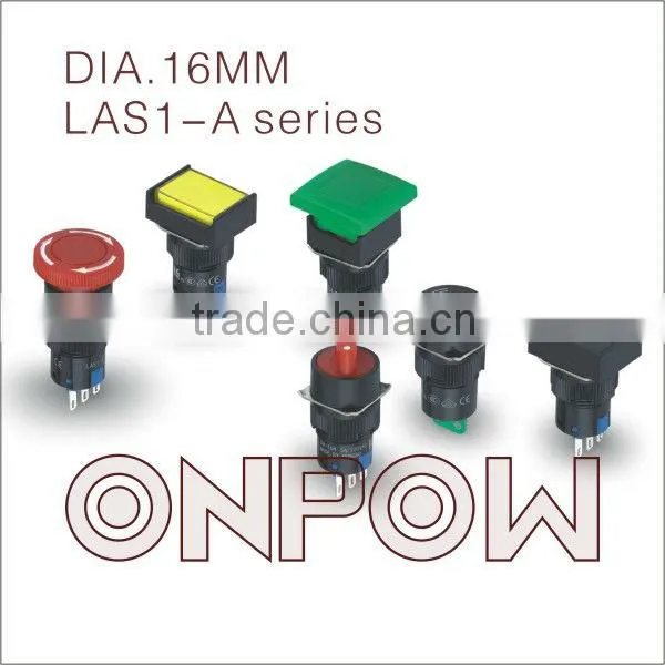 ONPOW Push Button Switch(LAS1-A Series,16MM,UL508,CE,CCC,ROHS,REACH)