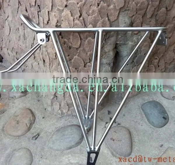 XACD Titanium Bicycle Rear Rack With Handing Brush Capacity 25kg Ti Bicycle Rear Rack photo-4