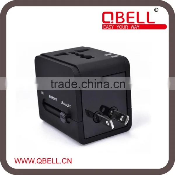 Universal Travel Adapter With Double USB Charger
