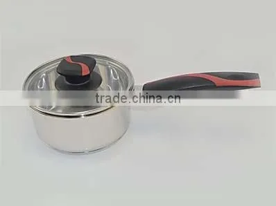 Modern Kitchen Designs 7PCS Stainless Steel Cookware Set With Two Colors Injection Bakelite Handle Non-stick Cookware photo-2