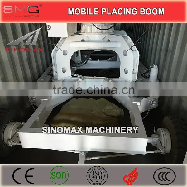 TOP! 13m 15m 17m 18m Mobile Hydraulic Spider Boom With Wheels/Concrete Distributor photo-3