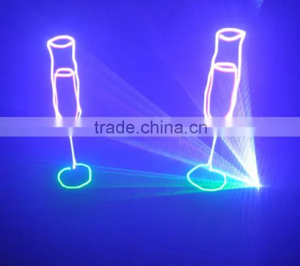 2.5W RGB 25kpss ILDA Animation Laser Light Logo Projector photo-3