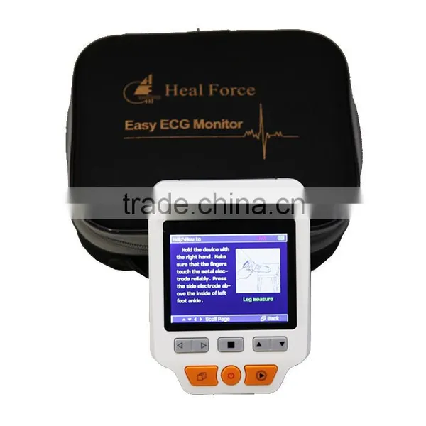 Portable Easy ECG EKG Handheld Heart Rate Monitor Sensor PRINCE 180D -Maggie photo-2