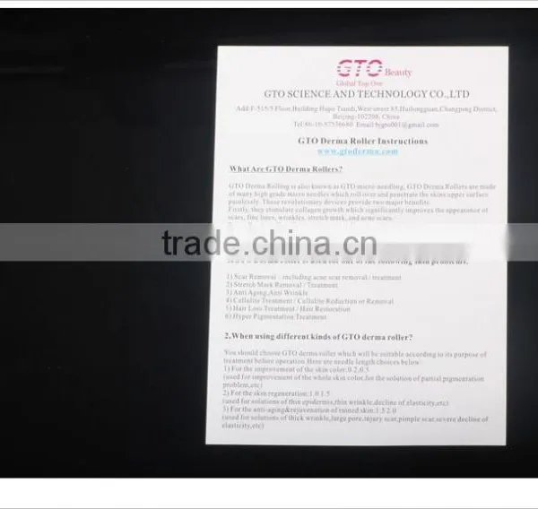 GTO 200 Needles Skin Roller Derma Roller for Face Messager photo-4