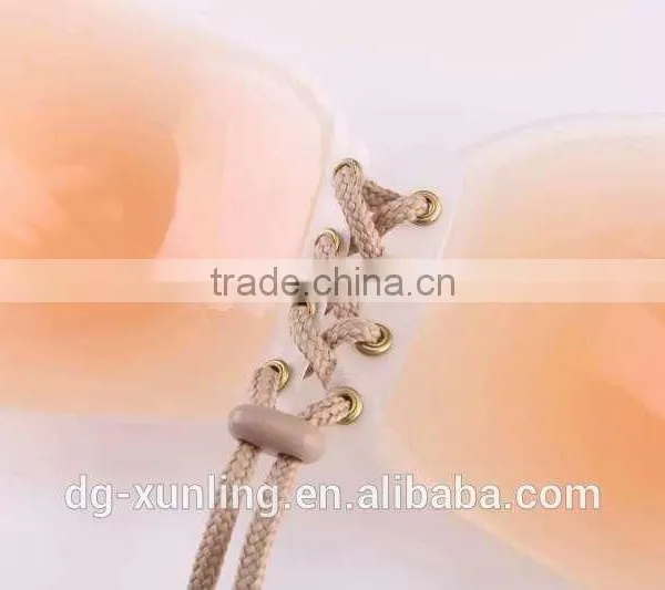 Hot Sexy Water-proof Push up Stick on Silicone Bra photo-3