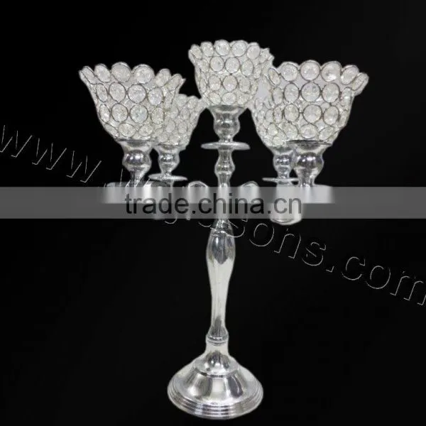 Crystal Candelabra Votive Holder Candle Holders