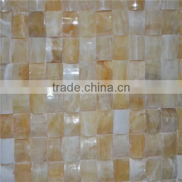 2016 Cheap Bathroom Mosaic Floor Tile Price, White and Black Metal Marble Mosaic photo-6