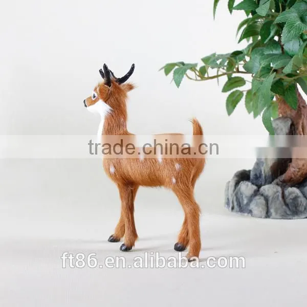 Unstuffed Animals Real Looking Deer Hanging Toy Miniature Deer photo-3