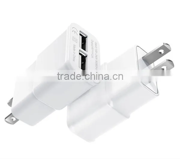 Dual Ports USB 5V Fast Charging Portable Travel Power Charger photo-4