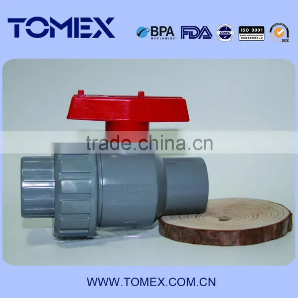 2017 Made in China Manufacturing High Quality 2 Inch Upvc True Union Ball Valve With Bspt Thread
