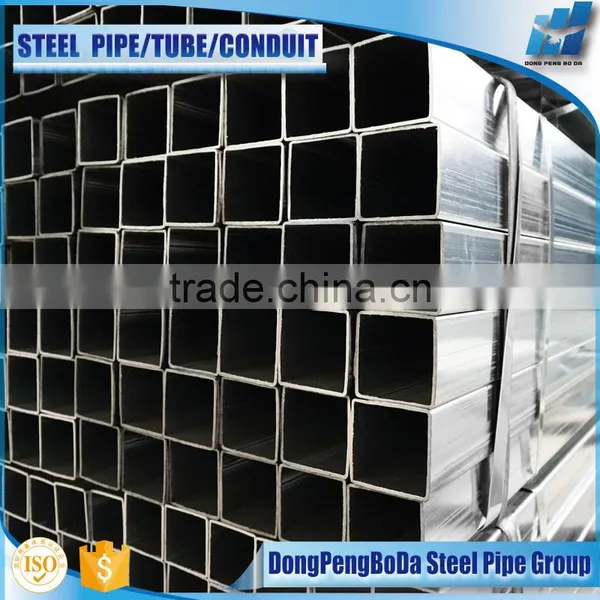 28*48mm Hollow Section Pre-Galvanized Steel Pipe photo-2