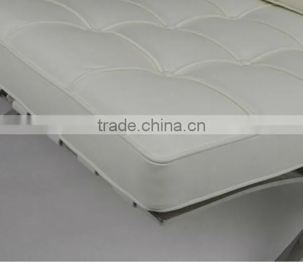 Barcelona Chair in Cowhide With Stainless Steel Leather Barcelona Chair photo-5