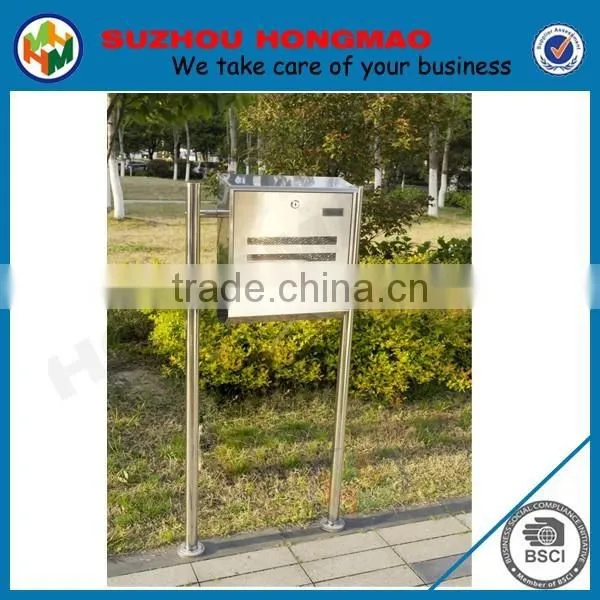 Large Capacity Outdoor Mailbox Steel Letter Box With Newspaper Holder photo-2