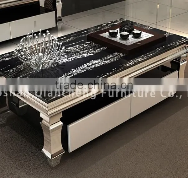Middle East Living Room Furniture Marble Coffee Table Set photo-6