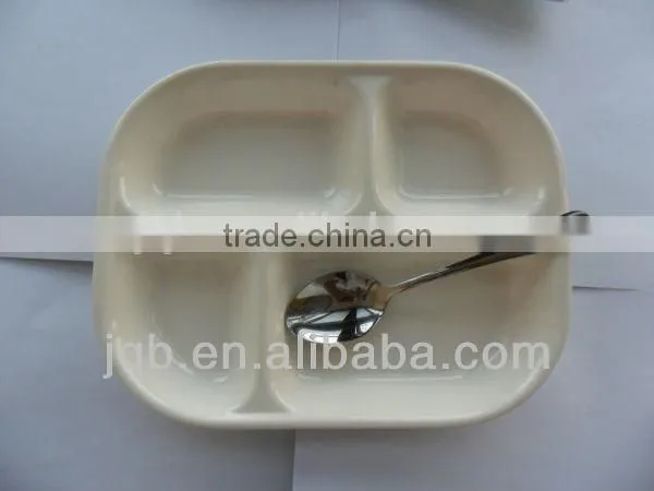 Square Melamine Mess Tray With Cover photo-2
