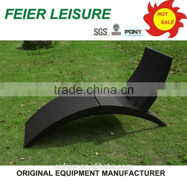 Plastic With Aluminium Sun Lounger for Outdoor photo-5