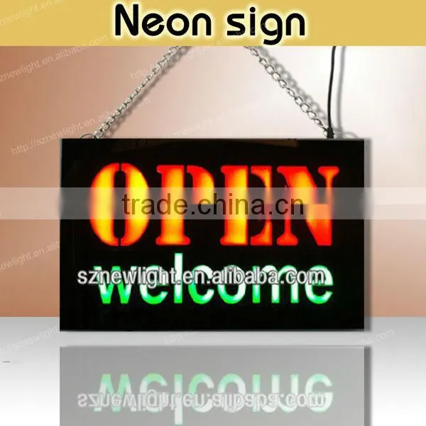 Open Sign! Flash Led Sign,full Color Change ,remote Contro Sign Board Samples for Anywhere Make a Prompt photo-5