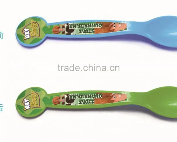 Customized Colorful Disposable Plastic Coffee Spoon photo-2