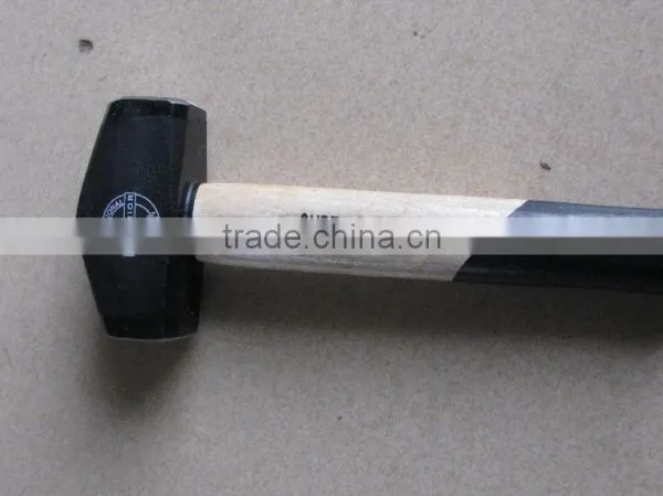 German Type Stone Hammer 800g Drop Forged With Wooden Handle photo-5